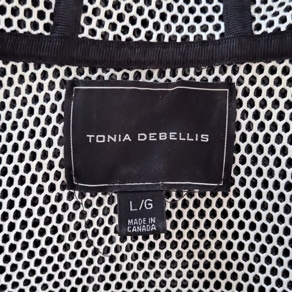 Tonia Debellis Black Mesh Hooded Jacket - Picture 8 of 12